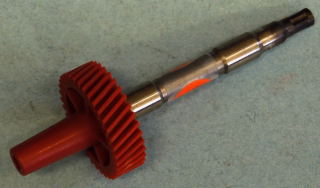SP36U SPEEDOMETER PINION GEAR 1966 & UP 36 TOOTH/RED-USED