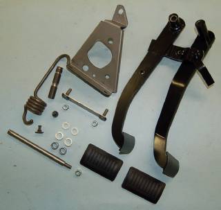 CPK-B66 REPRODUCTION CLUTCH AND BRAKE PEDAL KIT 1966-67 B-BODY
